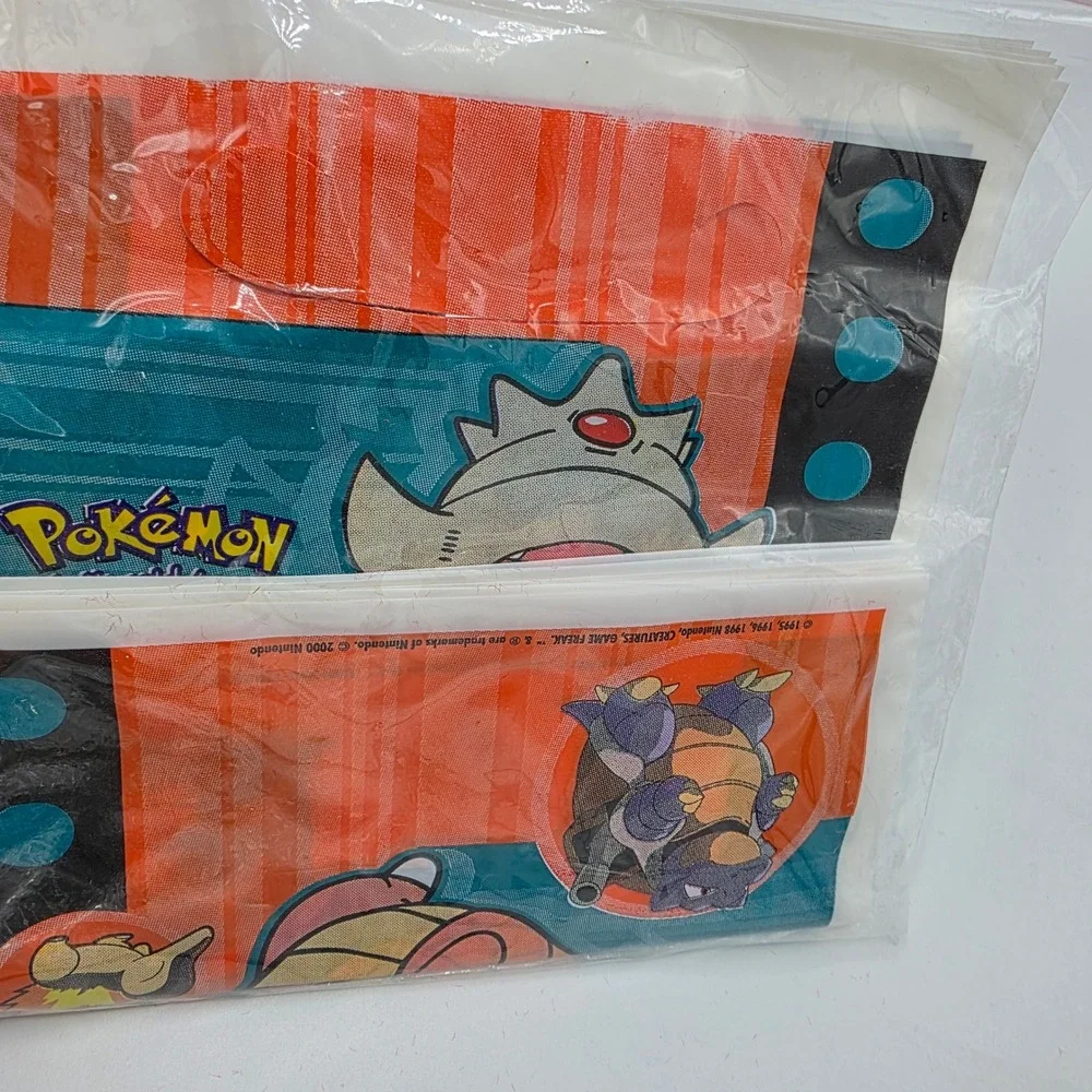 Pokemon Unisex Party Gift Bags Slowking Blastoise Vintage 2000 DesignWare 8ct OS